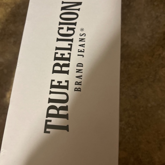 True Religion Bedazzled Gold Slides - Picture 6 of 6